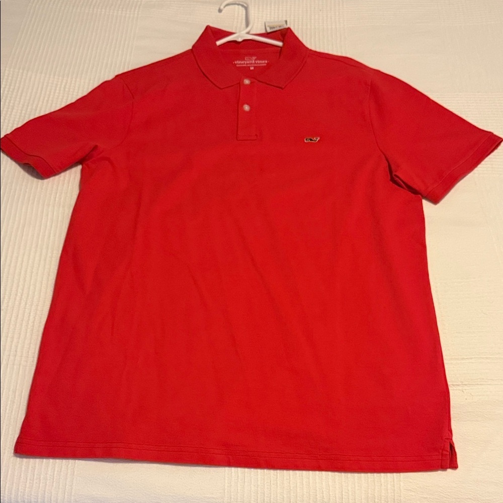 Vineyards Vines Men's Red Polo Shirt